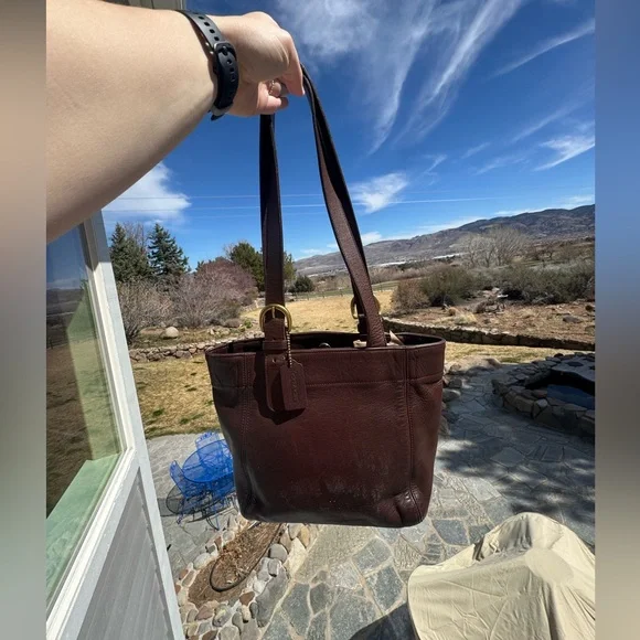 Vintage Coach Soho Buckle Bag #1457 - Mahogany - Picture 2 of 9